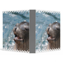 Cute Sea Lion  Binder