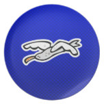 Cute Seagull; Blue Party Plates