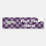 Cute Seagull; Purple Bumper Stickers