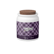 Cute Seagull; Purple Candy Dish