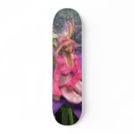 Cute Sexy Pink Fairy Skateboard Custom Deck Art