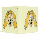 Cute Shaggy Dog Cartoon. binders