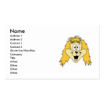 Cute Shaggy Dog Cartoon. Business Cards