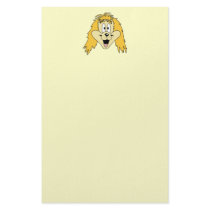Cute Shaggy Dog Cartoon. Customized Stationery