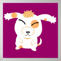 cute shaggy dog posters