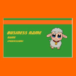 Cute sheep business cards