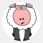 Cute Sheep Design Stickers