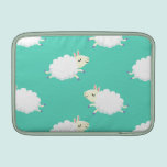 Cute sheep repeating pattern ipad sleeves
