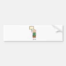 Cute Shirts | Cute Boy Holding Placard Gift Shirts Bumper Sticker