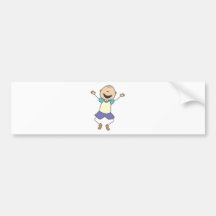 Cute Shirts | Cute Boy Jumping Gift Shirts Bumper Sticker