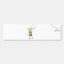 Cute Shirts | Cute Boy With Speech Bubble Gift Bumper Sticker