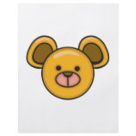 cute silly baby bear face full color flyer