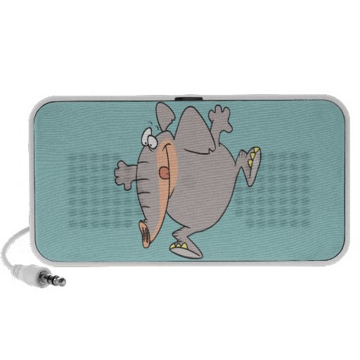cute silly cartoon elephant portable speaker