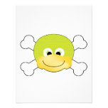 cute silly ducky face crossbones design personalized announcements