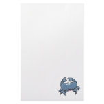 cute silly little blue crab customized stationery