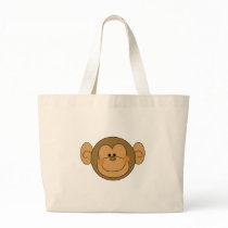Cute Silly Monkey Face Bags