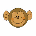 Cute Silly Monkey Face photo sculptures by cutespot Cute Silly Monkey Face photo sculptures