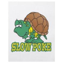 cute silly slow poke turtle cartoon custom flyer