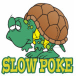 cute silly slow poke turtle cartoon photo cut out