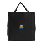 Cute Silly Spotted Frog Embroidered Bags