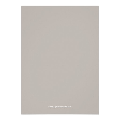 CUTE Silver Bicycle Couple Wedding Invitation