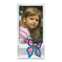 Cute silver photo frame with butterfly photo cards by Kidsplanet Cute silver photo frame with butterfly photo cards