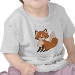 Cute Sitting Fox T Shirt