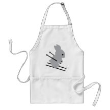cute ski bunny  snow skiing aprons