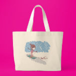 Cute Skiier Tote Bags