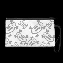 Cute Skull and Cross Bone Wristlet bagettes bags