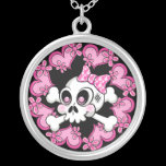 Cute Skull and Hearts necklaces
