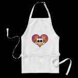 Cute Skull Heart aprons