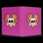 Cute Skull Heart binders