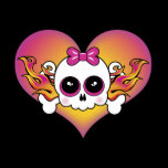 Cute Skull Heart t-shirts