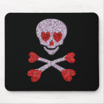 Cute skull mousepad