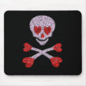 Cute skull mousepad