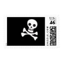 Cute Skull postage by RAWRoutloud Cute Skull postage