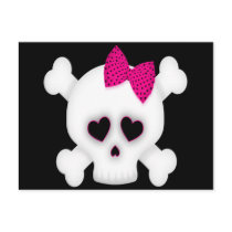 Cute Skull Post Cards