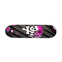 Cute Skull Skateboard