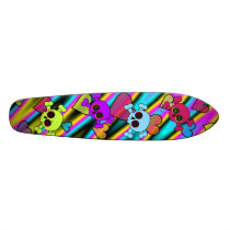 Cute Skull Skateboard