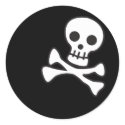 Cute Skull stickers by RAWRoutloud Cute Skull stickers
