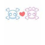 Cute Skulls Partner t-shirts