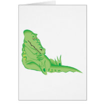 cute sleeping alligator cards