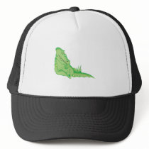 cute sleeping alligator trucker hats