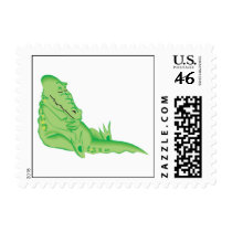cute sleeping alligator stamps