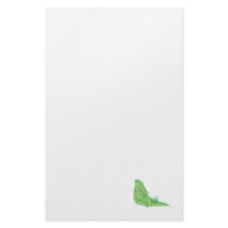 cute sleeping alligator stationery design