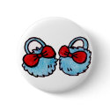 Cute Slippers Button
