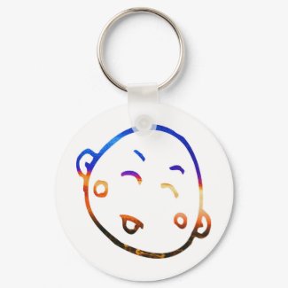Cute Smiley Baby 6 keychain