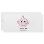 Cute Smiling Baby. Custom Text. Rack Card Design
