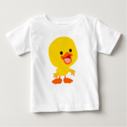 Cute Smiling Cartoon Duckling Baby T-Shirt